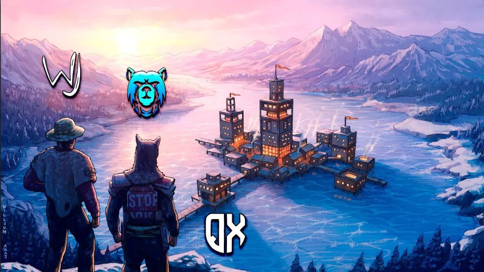 Rust Ice Lake settlement run in 2026 with a solo farmer, a PvP chad and the Rat King